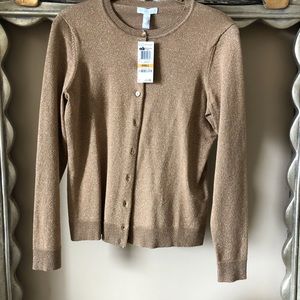 Festive sparkly Gold cardigan